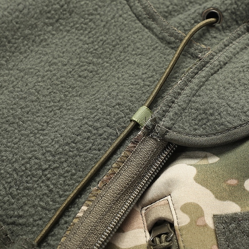 Herr Utomhusjacka Softshelljacka Vandringsjacka Semester Dagligen Vindtät Vattenfast Ficka Höst Vinter Kamuflasje Mode Klassisk Huva Normal Mörkgrå Svart Ljusgrön Blå Mörkgrön Jacka 2026 - $47.99 –P12