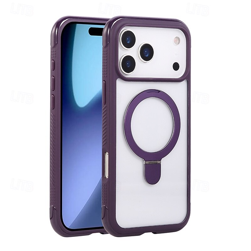 telefono Custodia Per iPhone 17 Pro Max 17 Air 16 15 14 Pro Max Plus 13 Pro Max Copertura Posteriore con Supporto Resistente agli urti Retrò TPU Acrilico del 2025 a $16.99 –P1