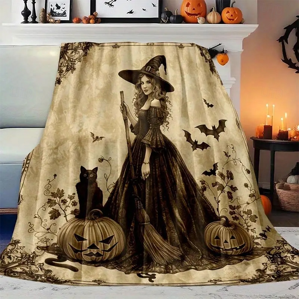coperte in pile Coperta per divano Strega Rustico Da serata Divano Da letto Coperta decorativa Coperta calda Arredamento per la casa del 2026 a $20.99 –P1