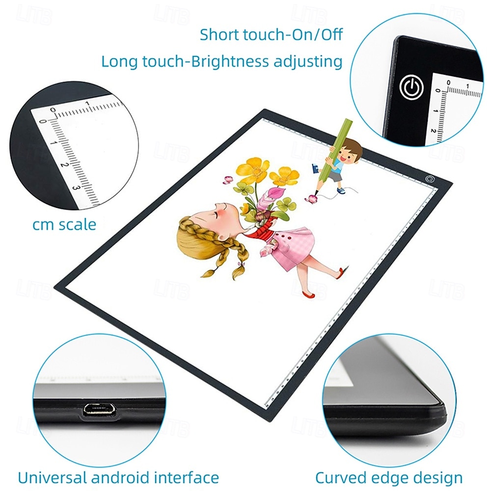 A3 A4 A5 Tracing LED Copy Board Stepless Adjustable Brightness Ultra-Thin USB Power Artcraft LED Trace Light Pad Diamond Painting Board also for X-ray Film Viewer 2025 - $19.99 –P6