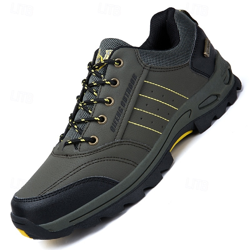 Men's Waterproof Non Slip Hiking Shoes, Durable Outdoor Trekking Sneakers with Shock Absorption Sole for Climbing, Camping and Trail Running 2026 - $54.99 –P5