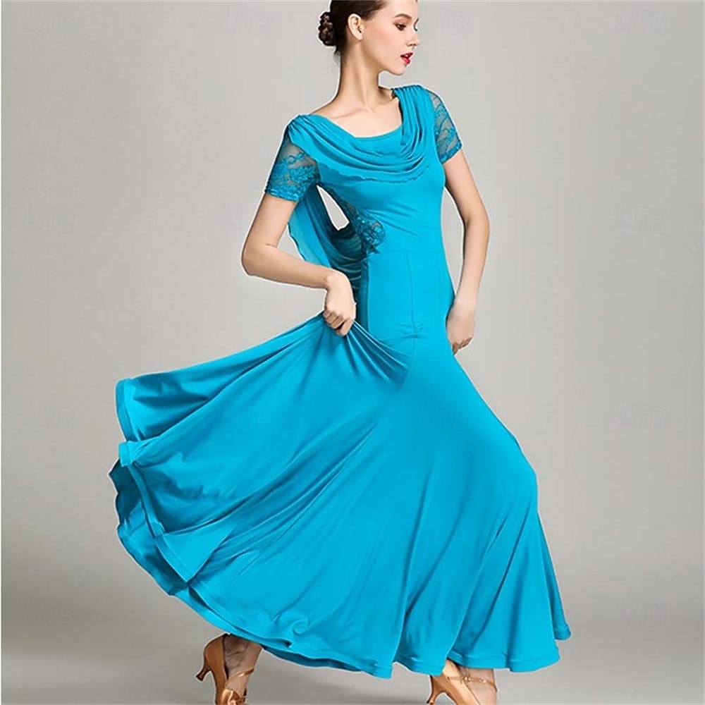 costume da ballo moderno da donna, costume da ballo da sala, abito da grande swing del 2026 a $105.99 –P3