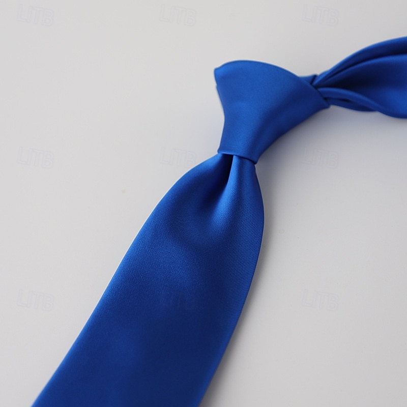 Men's Neckties Fashion Classic Modern Contemporary Plain Wedding Party Daily Wear 2026 - $8.99 –P7