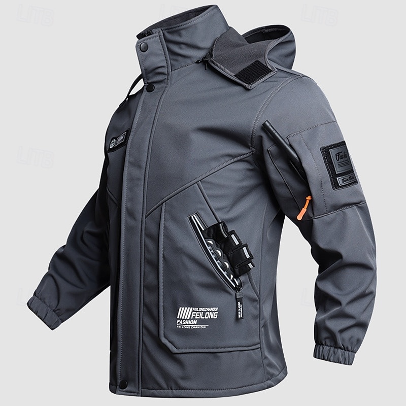 Per uomo Giacca da escursionismo Giacca in Pile Giacca imbottita Set termico Inverno All'aperto Calore Termico Antivento Top Nero Verde Grigio del 2025 a $52.99 –P5