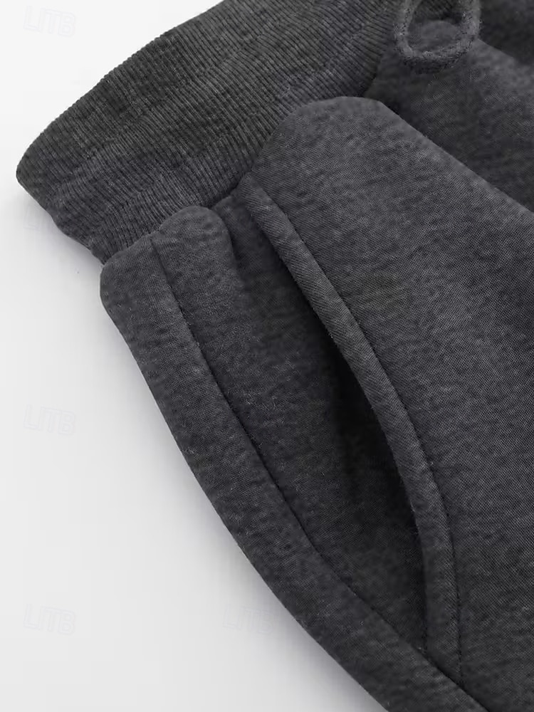 Γυναικεία Αθλητικές Φόρμες Τζόγκκερ Διακοπές Βίντατζ Εθνοτικό στυλ Πλήρες μήκος Ψηλή Μέση Πεταλούδα Κορδόνι Τσέπη Φλις Διατηρείτε Ζεστό Αντιανεμικό Άνετα Ελαστικό Διακοπές Επίσημο Δρόμος 2026 - $27.99 –P4