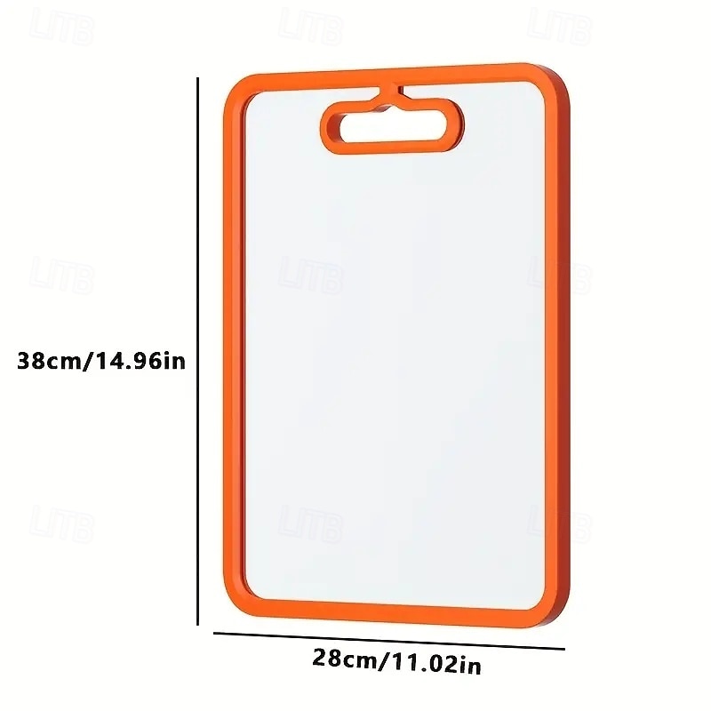 doppelseitiges Schneidebrett aus gehärtetem Glas, tragbares Küchenwerkzeug zum Hacken, Schneiden und Zerteilen von Obst&amp;Gemüse, ideal für Camping und Outdoor 2025 - $23.99 –P11