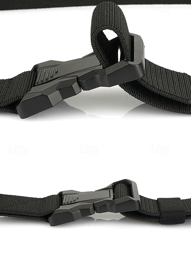 Ceinture tactique en nylon élastique pour homme avec boucle à dégagement rapide, ceinture en sangle réglable de style militaire pour la randonnée en plein air, le travail et le port quotidien de 2025 ? $14.99 –P10