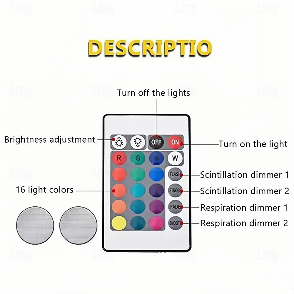 Ocean Wave Projector Light USB, 16 Colors Gradual Rotating Water Lamp with Remote Control, Beach Decor Sea Themed Northern Lights Projector for Office Bedroom Bar Restaurant 2026 - $26.99 –P2