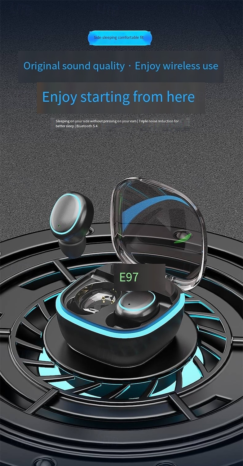 X1 True Wireless Headphones TWS Earbuds In Ear Bluetooth 5.3 Sports for Apple Samsung Huawei Xiaomi MI Gym Workout Outdoor Trekking Office Business Valentine's Day Gift 2026 - $19.99 –P1