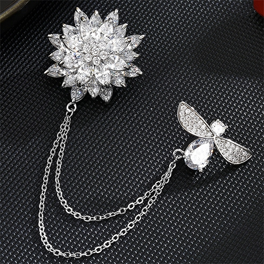 Броши Классический Ретро геометрический Животный принт Элегантный стиль Мода На заказ Простой Брошь Бижутерия Серебряный Золотой Назначение Свадьба Для вечеринок Подарок Обручение Выпускной фестиваль 2026 - $32.99 –P6