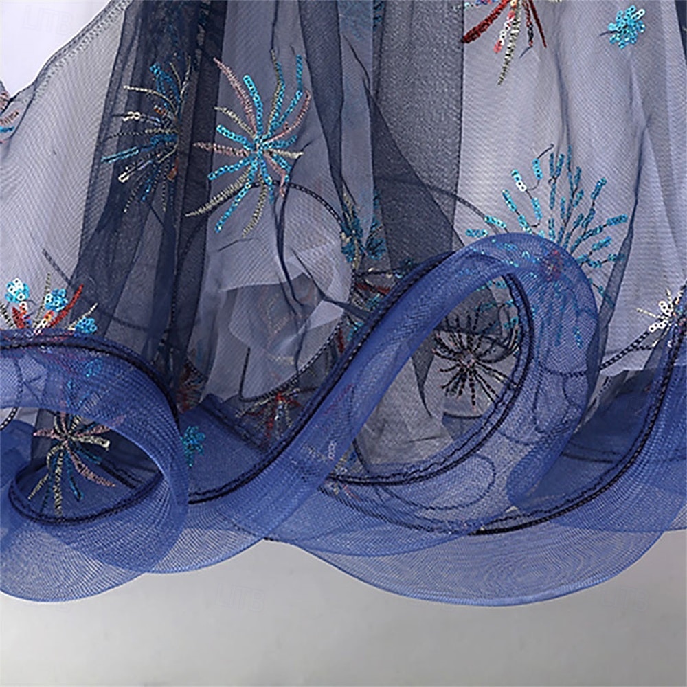 abito da ballo da sala da ballo moderno da competizione in pizzo bianco con diamanti da donna del 2026 a $251.39 –P8