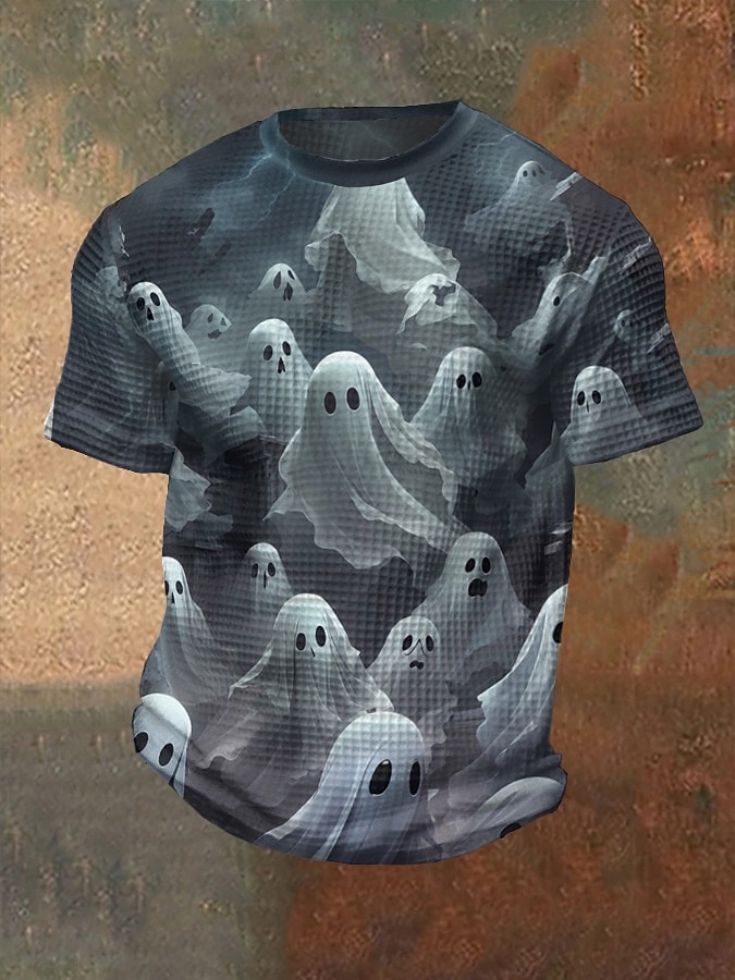 Pánské halloweenská košile Grafická trička Waffle Tričko Dýně Netopýr Výstřih ke krku Oblečení 3D tisk Venkovní Dovolená Tématický večírek Halloweenská párty Krátký rukáv Tisk Vinobraní předvečer 2025 - $15.49 –P5