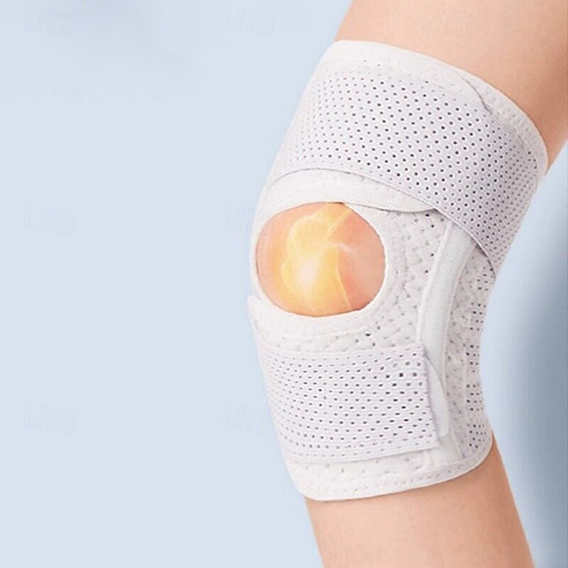 Feminino Pacote com 2 joelheiras de compressão esportiva Anti-Escorregar Tecido Dor no joelho Suporte de joelho Para Exercite-se LCA Levantamento de peso de 2025 por $11.49 –P7