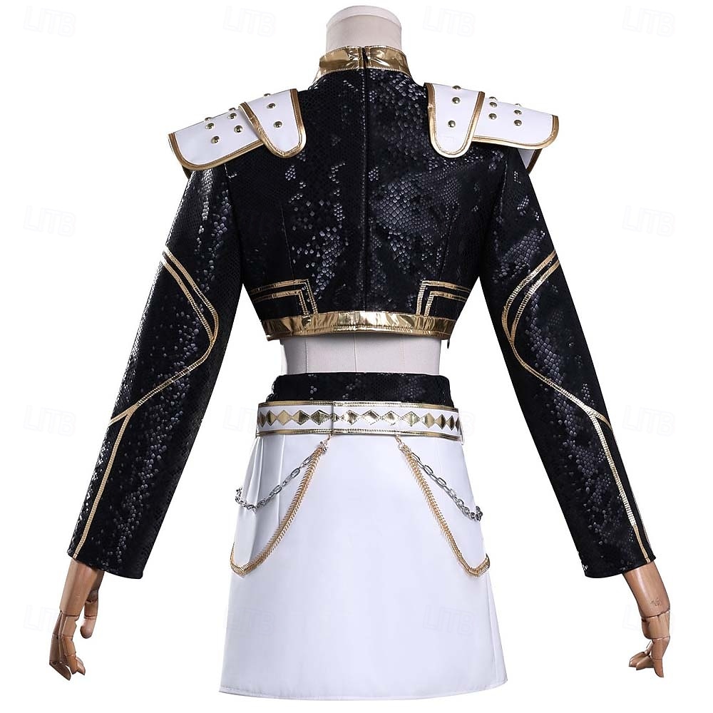 Inspirado en el Kpop Inspirado en ídolos coreanos Estrella del pop Disfraz Vestido llamativo Ídolo virtual for Mujer Adultos Víspera de Todos los Santos Carnaval Rendimiento Comic Con Exposición de 2026 - $105.99 –P2
