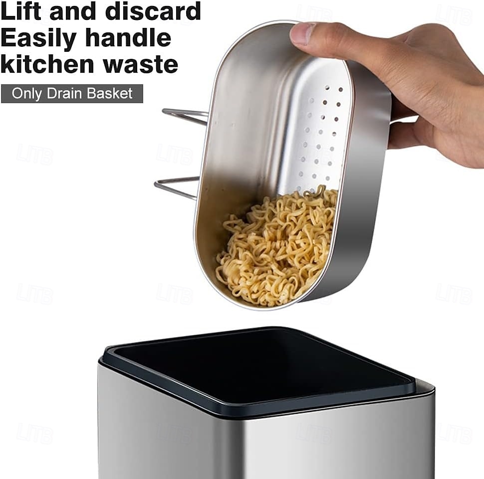 ruostumattomasta teräksestä valmistettu viemärisuodatin, keittiön viemärisuodatin rei'itetyllä verkolla, kestävä soikea monitoiminen astianpesukone ruokajätteen suodattamiseen ja hedelmien tai 2025 - $15.99 –P7