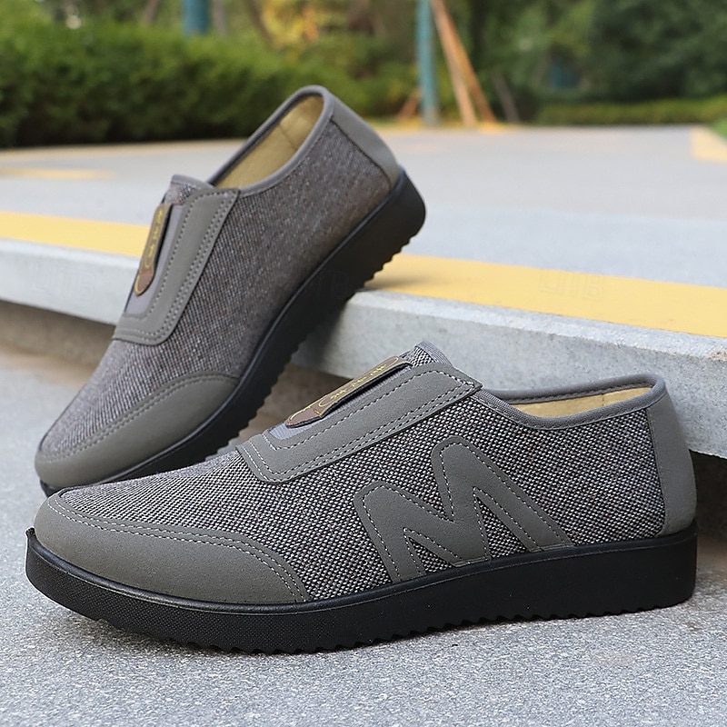 Men's Brown Casual Slip-On Walking Shoes – Lightweight Breathable Comfort Loafers for Outdoor Strolls, Daily Wear and Travel 2025 - $24.99 –P8