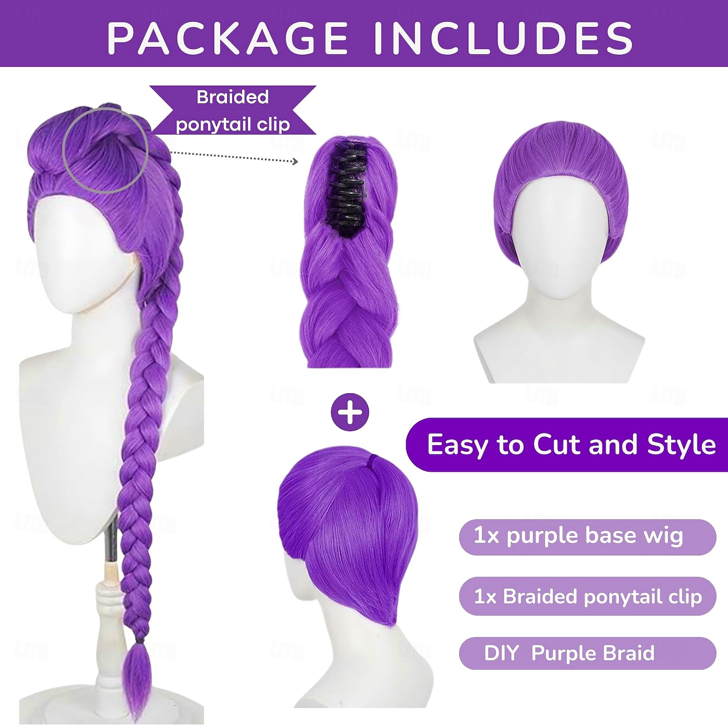 Cosplay paruky inspirované korejskými idoly, kostýmy popových hvězd, paruky pro dospělé, anime, halloweenské doplňky, rekvizity pro ženy a dívky 2025 - $19.99 –P1