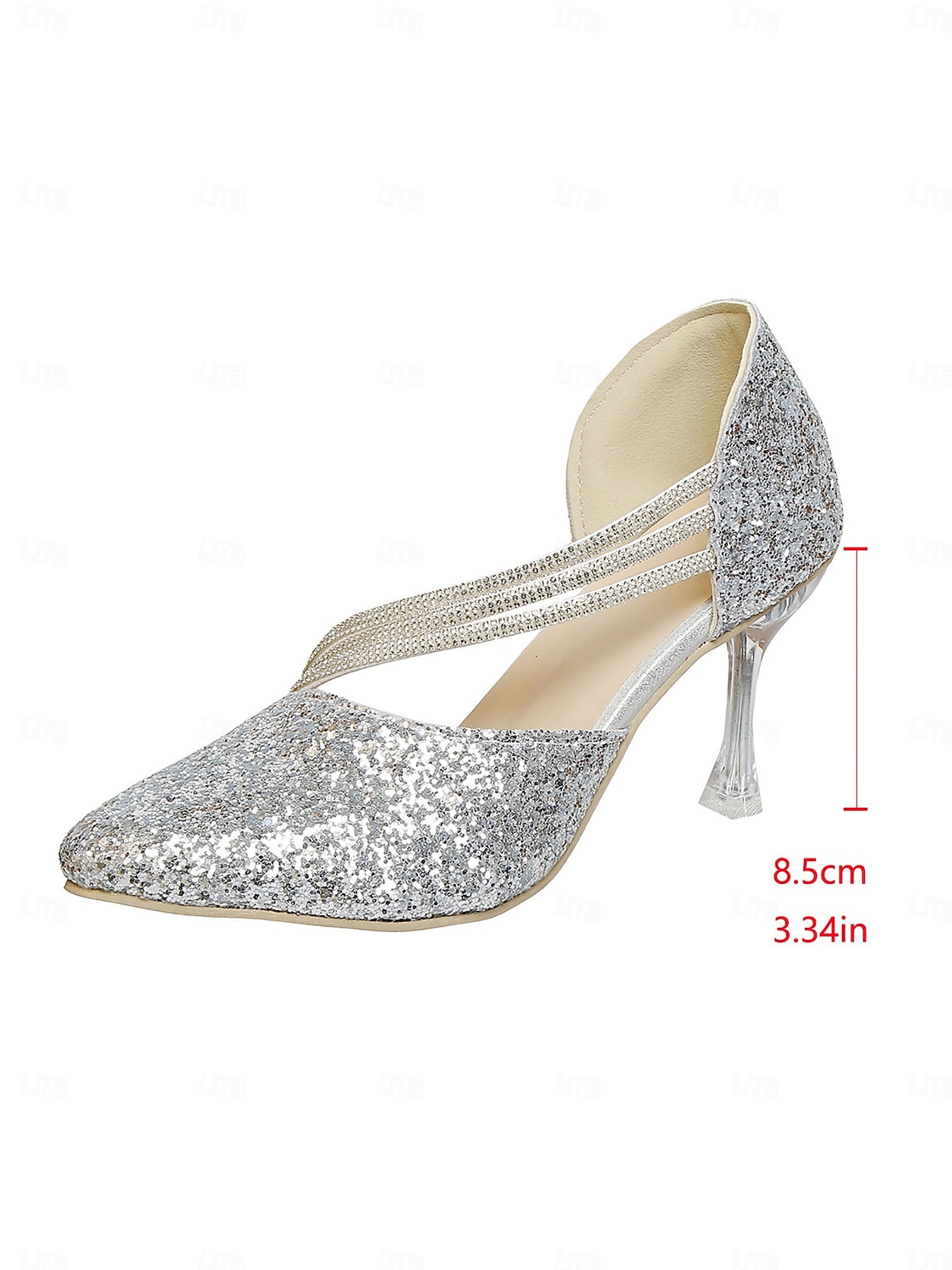 Zapatos Para Mujer De Tacon Seguido Tacones De Punta Puntiaguda