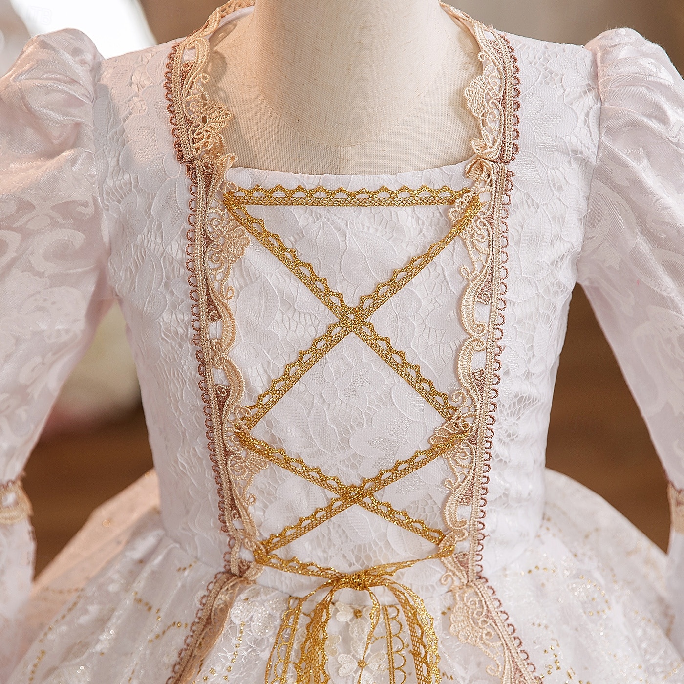 Рококо Стимпанк маскарадный Макси Костюм для вечеринки Аксессуары Летучая мышь Принцесса Бант Ретро С пышной юбкой Точка Маскарадный костюм Девочки Королевский Рождество Хэллоуин Карнавал 2025 - $178.99 –P7