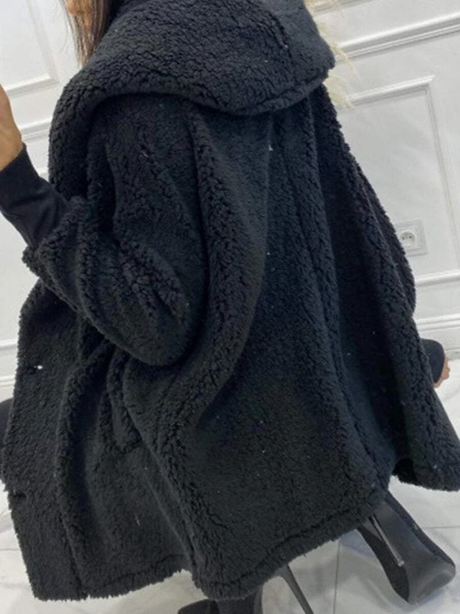 Női Polár dzseki Kényelmes Légáteresztő Zseb Alkalmi Sima Vakáció Utca Hétköznapi Hétköznapi viselet Pullover Hosszú Térfogatcsökkenés Normál Hosszú ujj Felsőruházat Fekete Fehér Arcpír rózsaszín 2025 - $44.99 –P13
