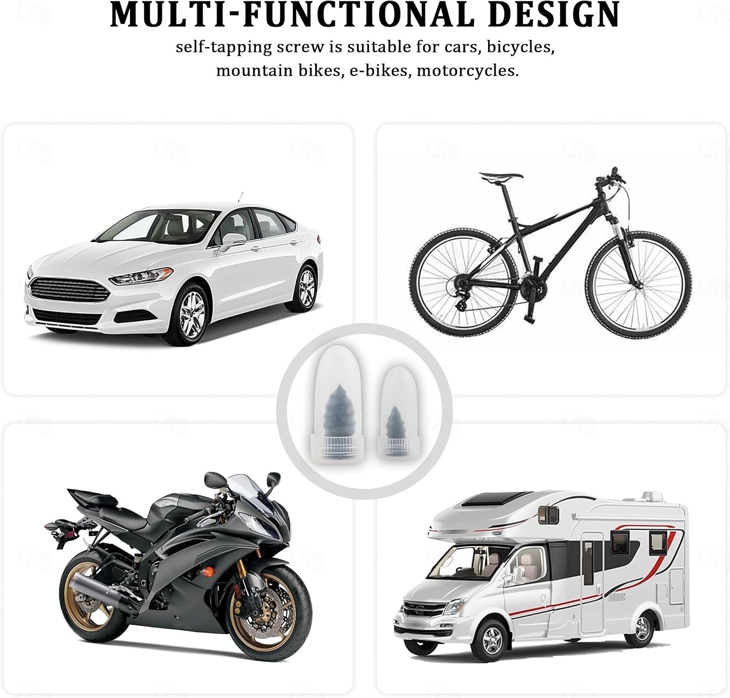 100 db gumiabroncs javító gumiszeg, gumiabroncs javító gumicsavarok fekete színben, gumiabroncs csavardugó, gyorsszerszám önkiszolgáló gumiabroncs javító szeg autó motorkerékpár gumiabroncshoz, 2025 - $19.99 –P11