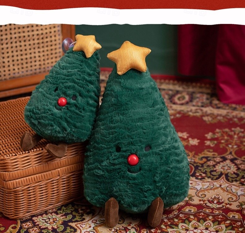 nuovo regalo di Natale - simpatico pupazzo di peluche a forma di omino di pan di zenzero &cuscino a ciambella, decorazione per la casa delle feste, ornamento imbottito del 2025 a $19.49 –P2