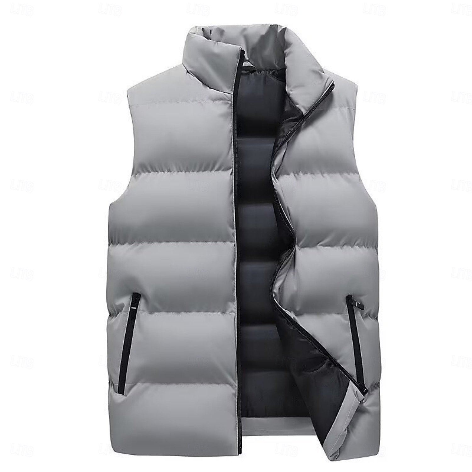 Męskie Kamizelka zimowa Kamizelka puchowa Zima Jesień Na wolnym powietrzu Keep Warm Lekki Oddychający Yelek Łowiectwo Wędkarstwo Wspinaczka Czarny Czerwony Ciemnoniebieski Szary 2026 - $21.99 –P6