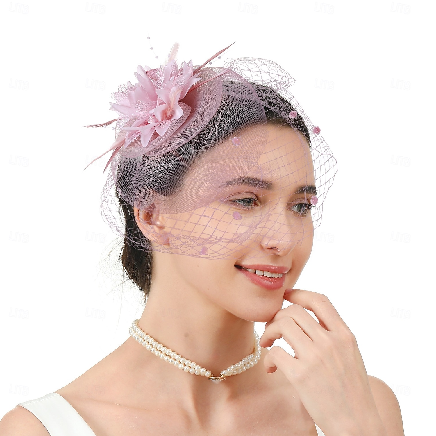 Fascinators Pluma Boda Vintage Con Gorra Celada Sombreros 2026 - $17.49 –P2