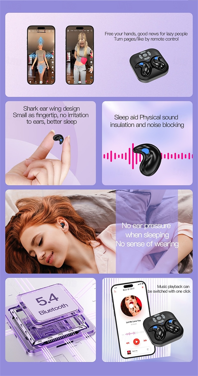 LY9 TWS True auriculares inalámbricos En el oido Bluetooth5.0 Deportes Estéreo Sonido envolvente para Apple Samsung Huawei Xiaomi MI Entrenamiento de gimnasio Esquí Camping / Senderismo Oficina de 2025 - $16.99 –P2