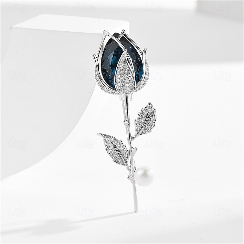 Spille Classico Retrò Fiore Moda Semplice Spilla Gioielli Argento Per Matrimonio Feste Regalo Fidanzamento Balli di fine anno Festival del 2025 a $29.99 –P4