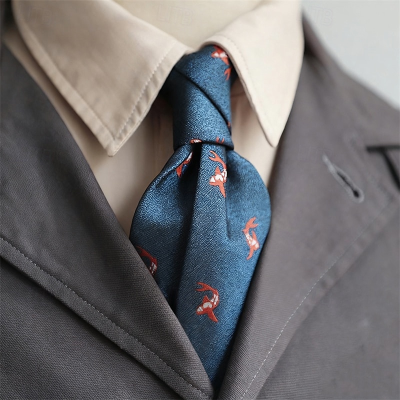 Муж. Галстуки Мода Классика Современный современный С узором Свадебные прием На каждый день 2026 - $6.49 –P6