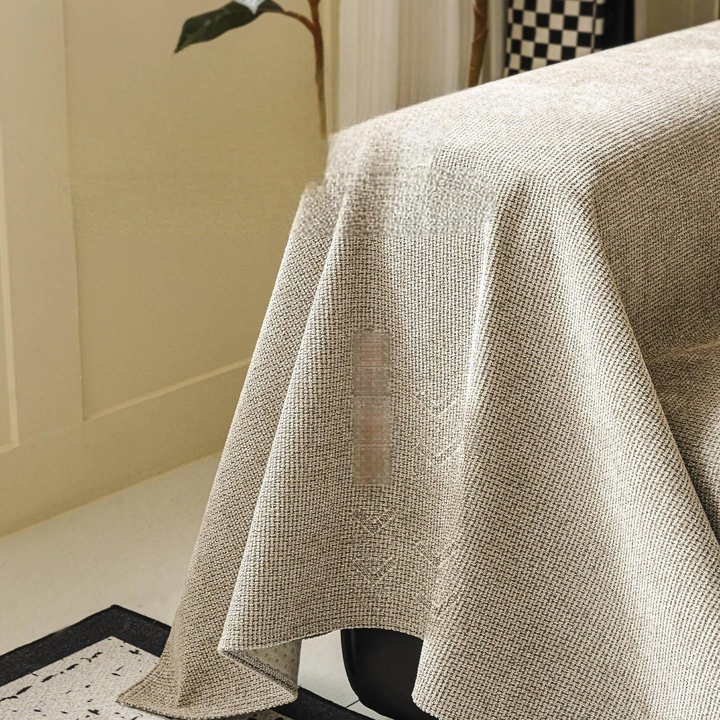 nepromokavý potah na pohovku, deka na pohovku odolná proti poškrábání kočkami, protiskluzový chránič pohovky pro všechna roční období, pratelný potah na nábytek do obývacího pokoje vhodný pro domácí 2026 - $79.99 –P7