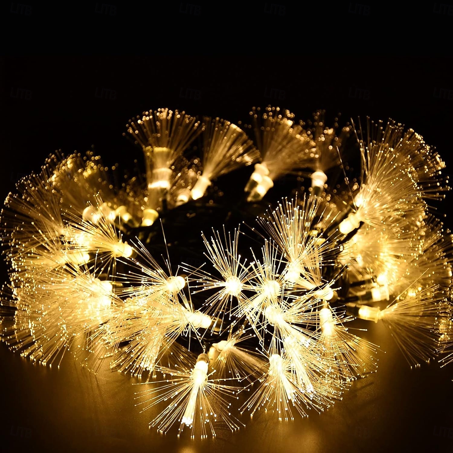 Оптоволоконный сказочный гирляндный светильник 1,5 м 10 светодиодов/3 м 20 светодиодов на батарейках, светодиодный гирляндный светильник для свадебной спальни, украшения окна дома 2026 - $9.99 –P8