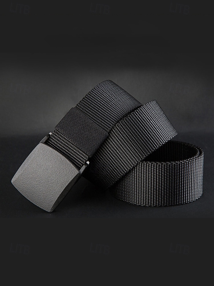 Pánský nylonový taktický opasek – nastavitelný lehký vojenský popruhový opasek s odolnou přezkou pro outdoorové, pracovní i běžné nošení 2026 - $9.99 –P4