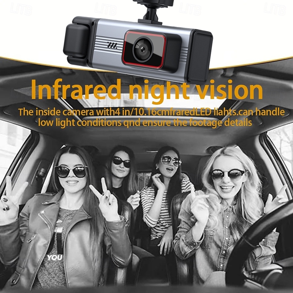 1080p Full HD Car DVR  3 inch IPS Dash Cam with WIFI / Night Vision / Loop recording 4 infrared LEDs Car Recorder 2025 - $45.99 –P6