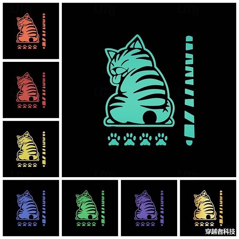 autó hátsó ablaktörlő vicces farkcsóváló macska matrica, aranyos mozgó macska matrica hátsó ablakra, fényvisszaverő vízálló autó ablaktörlő dekoráció, autó hátsó üvegére matrica 2026 - $10.99 –P2