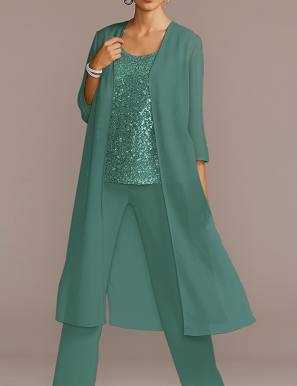Chiffon 3/4 Sleeve Shrugs Cape  For Party Evening Mother of Bride  Wedding Guest Simple Pure Color Wedding Wraps dress to impress 2025 - CAD $57.99 –P12