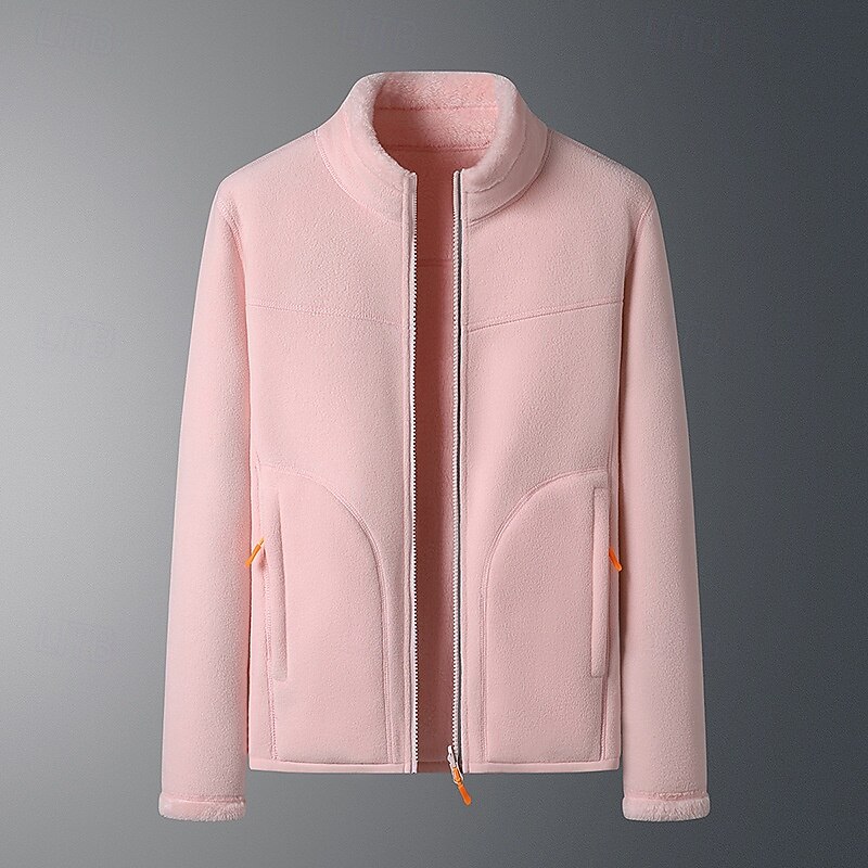 Per donna Giacca con cerniera completa Giacca in pile polare con tasche Manica Lunga Top Athleisure Tinta unita Di pile Morbido Caldo Palestra All'aperto Corsa abbigliamento sportivo Abbigliamento del 2025 a $28.99 –P5