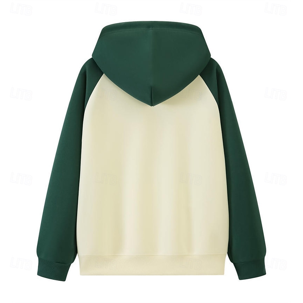 Hombre Sudadera Negro Vino Azul Marino Verde Trébol Azul claro Con Capucha Bloque de color Correa Retazos Bolsillo Deporte Diario Festivos Poliéster Ropa de calle Básico Casual Primavera Otoño Ropa 2026 - $33.99 –P3