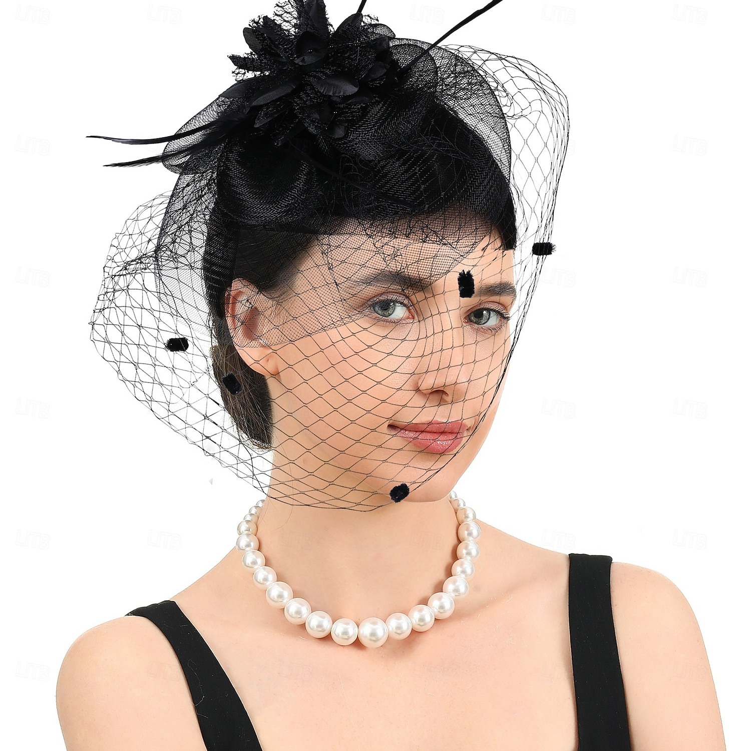 Fascinators Pluma Boda Vintage Con Gorra Celada Sombreros 2026 - $17.49 –P5