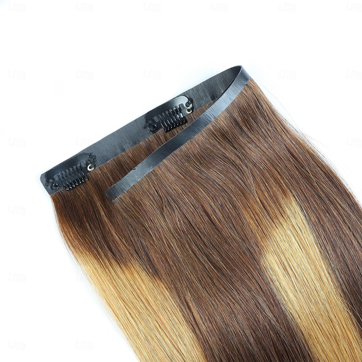 highlight p4/27 14-18 inch steil haar lang 9-delige set pu dikke clip-in haarextensies 2025 - $170.99 –P6