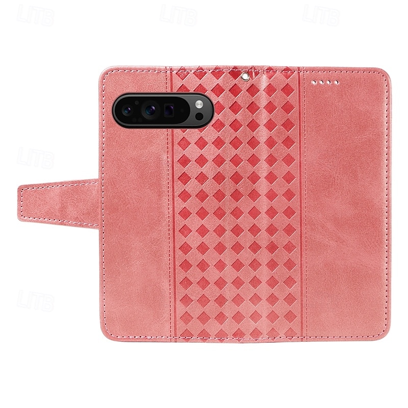 هاتف غطاء من أجل غوغل بكسل 10 برو XL بيكسل 9 برو اكس ال Pixel 8 Pro Pixel 7 Pro حافظة بطاقة المحفظة حماية كاملة للجسم مع الحبل ضد الصدمات مكتب  /  الأعمال جلد PU 2025 - $11.99 –P8
