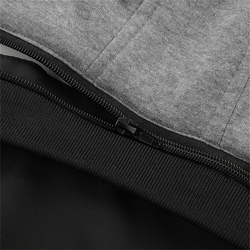 Homens jaqueta leve Jaqueta casual Casaco com capuz Férias Diário Respirável Bolsos Primavera Outono Listra Moda Clássico Com Capuz Padrão Preto Verde Tropa Casaco de 2026 por $49.99 –P16