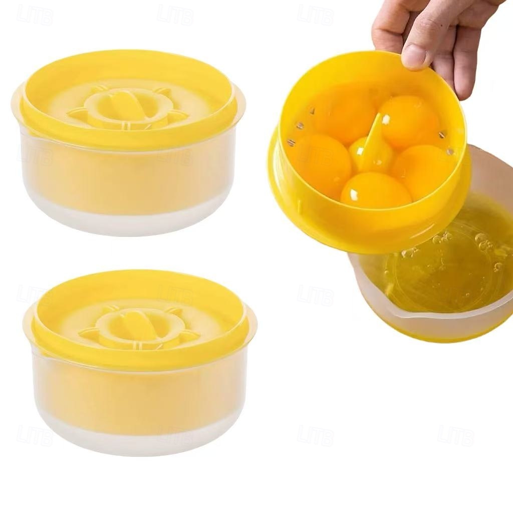 Eggeplommeseparator med stor kapasitet, slitesterk eggehvite- og plommesil av plast for kjøkken og restaurant, enkel å rengjøre 2026 - $9.99 –P7