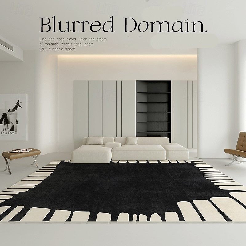 Tapete estilo creme, tapete aconchegante para sala de estar, tapete macio para cabeceira de quarto, tapete grande para sofá &mesa de centro, decoração de apartamento com cobertura total de 2026 por $62.99 –P9