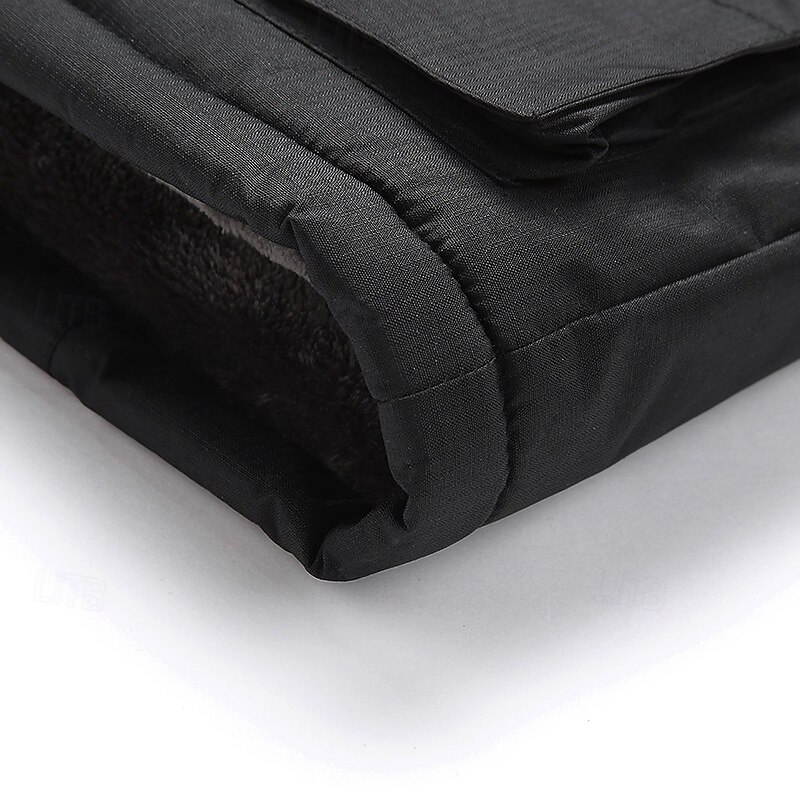 Homens Jaqueta Softshell Jaqueta de Trilha Casaco de lã Inverno Ao ar livre Térmico / Quente Prova-de-Água Blusas Cinzento Escuro Preto Branco Verde Tropa Laranja de 2025 por $70.99 –P16