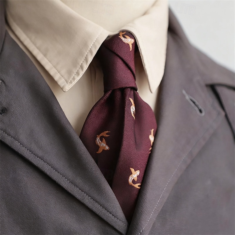 Муж. Галстуки Мода Классика Современный современный С узором Свадебные прием На каждый день 2026 - $6.49 –P1