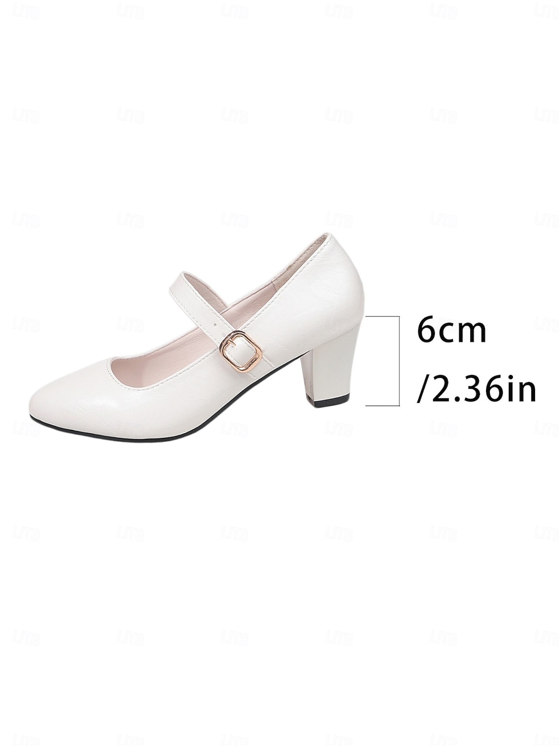 décolleté Mary Jane nere classiche da donna anni '50 con cinturino alla caviglia, eleganti scarpe con tacco a blocco per ufficio, feste e uso quotidiano del 2026 a $32.99 –P7