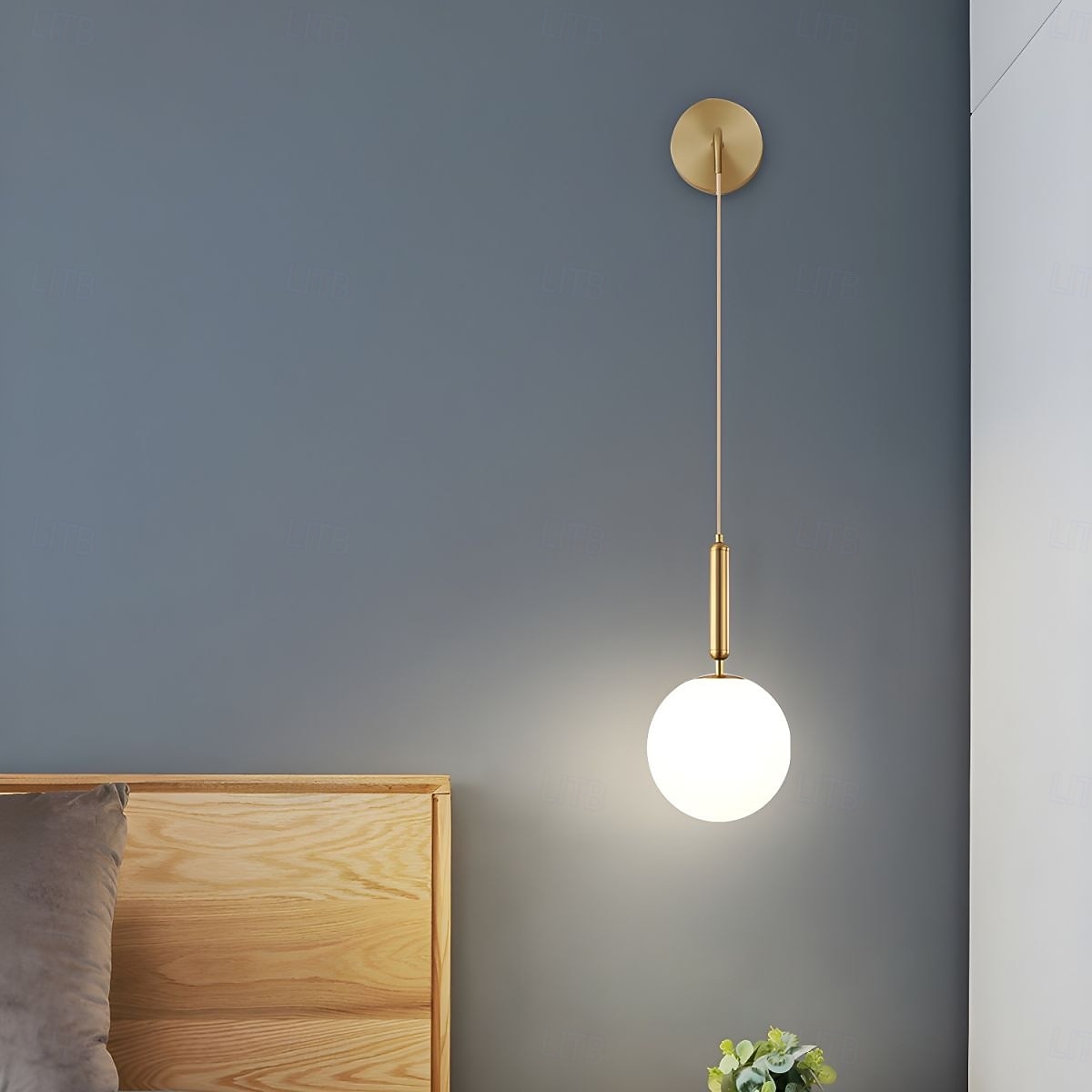 Aplice LED în stil nordic, aplice de perete pentru living, dormitor, aplice din aluminiu, becul 110-240v nu este inclus 2025 - $74.99 –P4
