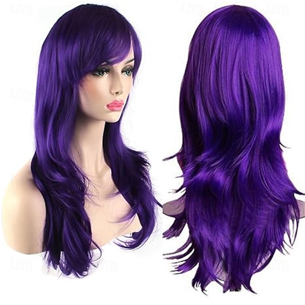 Parrucca cosplay con capelli ricci e ondulati lunghi da 28 pollici del 2026 a $16.99 –P8